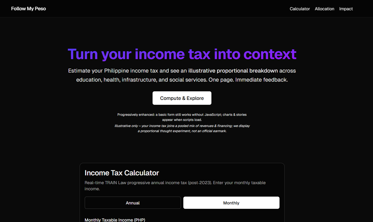 Follow My Peso – Philippine Tax Allocation Explorer